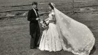 Svatba Jackie a Johnyho 12. září 1953 v Newportu.