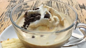 Domácí espresso zmrzlina