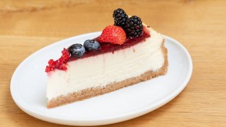 Cheesecake s kozím sýrem