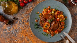 Ossobuco na zelenině s bylinkami