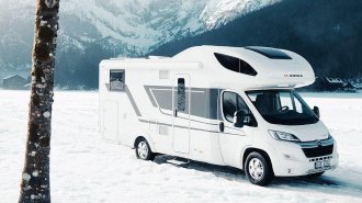 S karavanem na cestách i v zimě