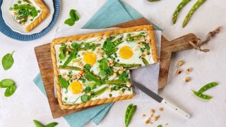 Slaný jarní koláč