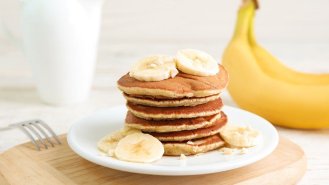 Ovesné lívance s banánem