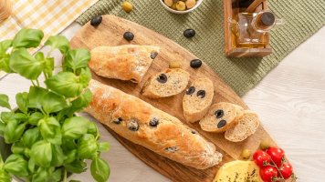 Olivové bagetky – dokonalá chuť Středomoří