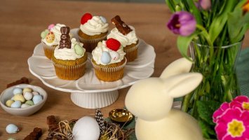 Velikonoční pečení v zeleném kabátě: Jarní matcha cupcaky